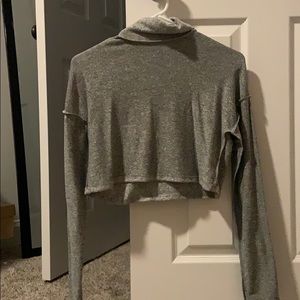 Tight fit greg turtleneck cropped sweater